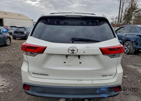 2017 Toyota Highlander Se from USA, damaged, VIN 5TDJZRFH2HS483530